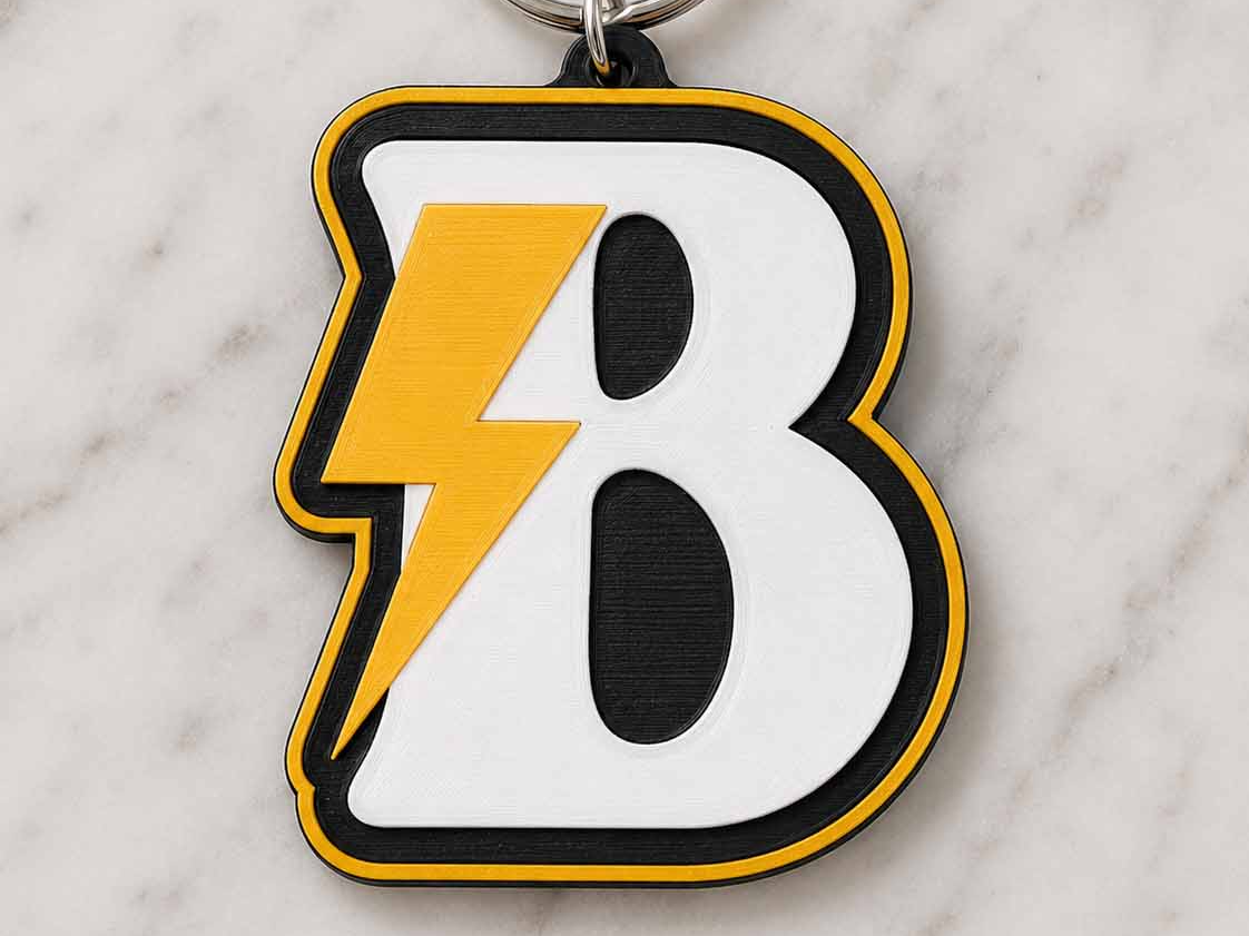 Thunderbolt Initial Tag - B