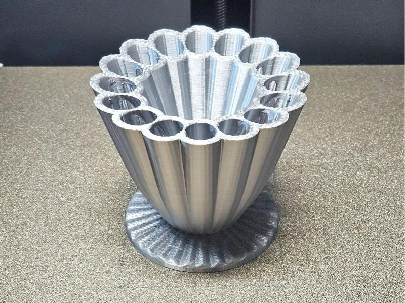 Stable Brush Organizer with Water Pot - No Support