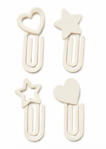 Clip o pieza de sujeción: Cute Heart & Star Big Paper Clips — vista de referencia 4