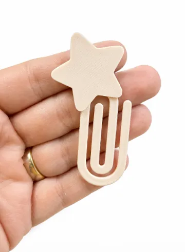 Clip o pieza de sujeción: Cute Heart & Star Big Paper Clips — vista de referencia 5