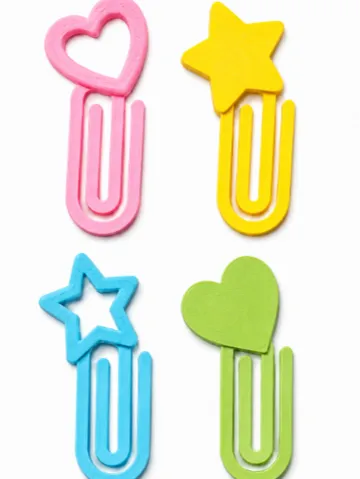 Clip o pieza de sujeción: Cute Heart & Star Big Paper Clips — vista de referencia 2