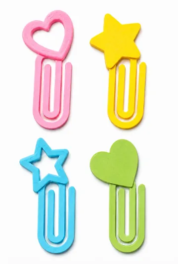 Clip o pieza de sujeción: Cute Heart & Star Big Paper Clips — vista de referencia 3
