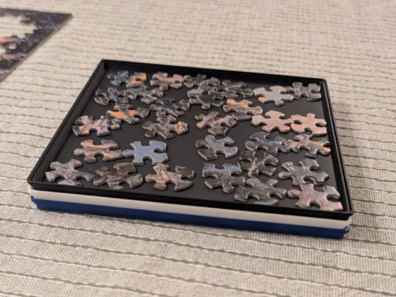 Stackable Puzzle Organization Trays