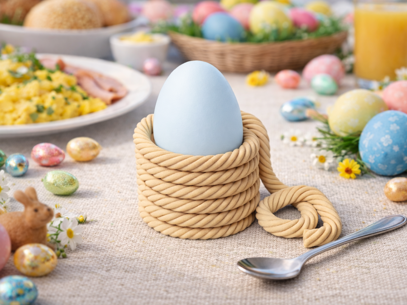 Rope Style Egg Cup