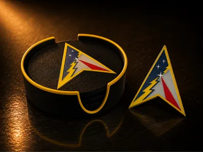 Space Force SYD 810 Coaster Set + Magnet