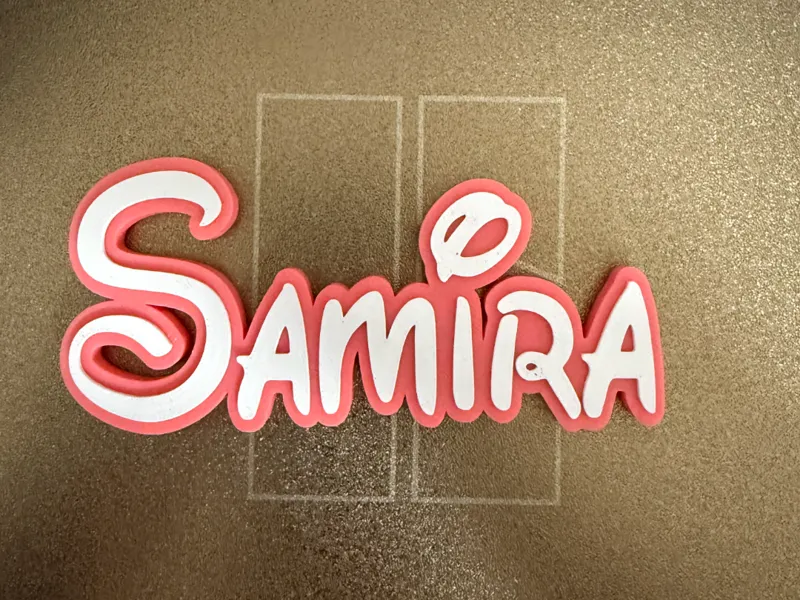 Samira in Disney Schrift