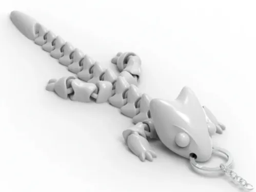 Porte-clés dragon flexible