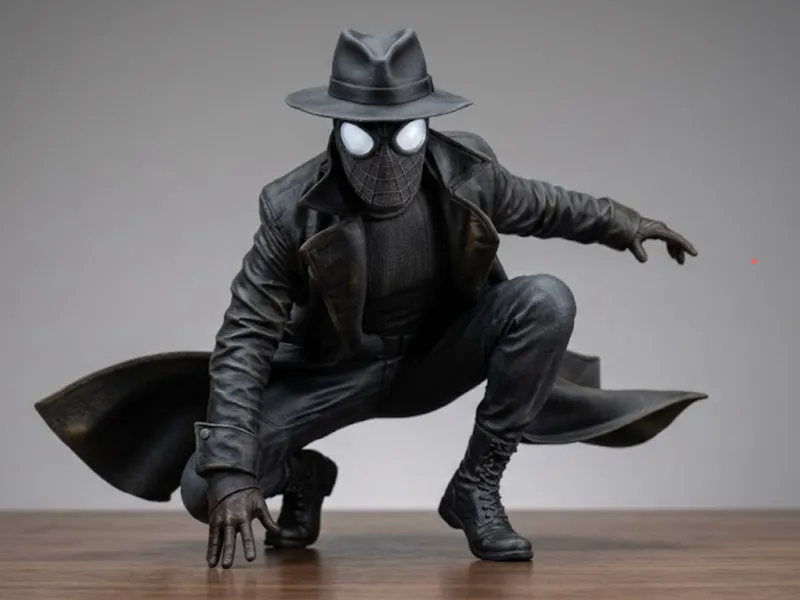 Spider Noir Spiderman Model 