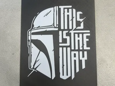 Star Wars - Mandolorian "This is the way"