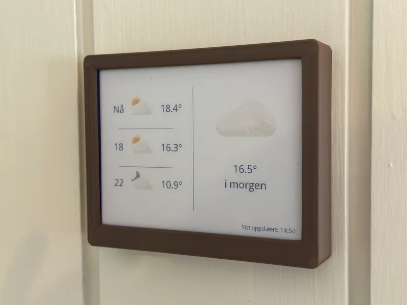 Wallmount for Waveshare Pico e-Paper 5.65