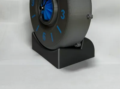 Desk Turbocharger Clock Holder
