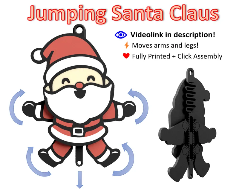 Jumping Santa Claus