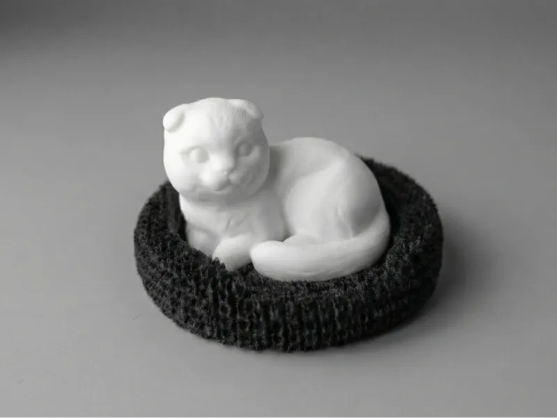 Cat on a bed(multi-part) - Scottish fold