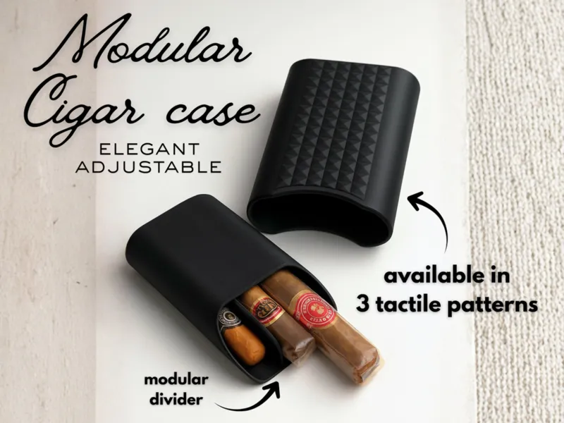 Modular cigar case - Elegant & Adjustable