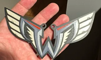 Philadelphia Wings Logo pendant and magnet