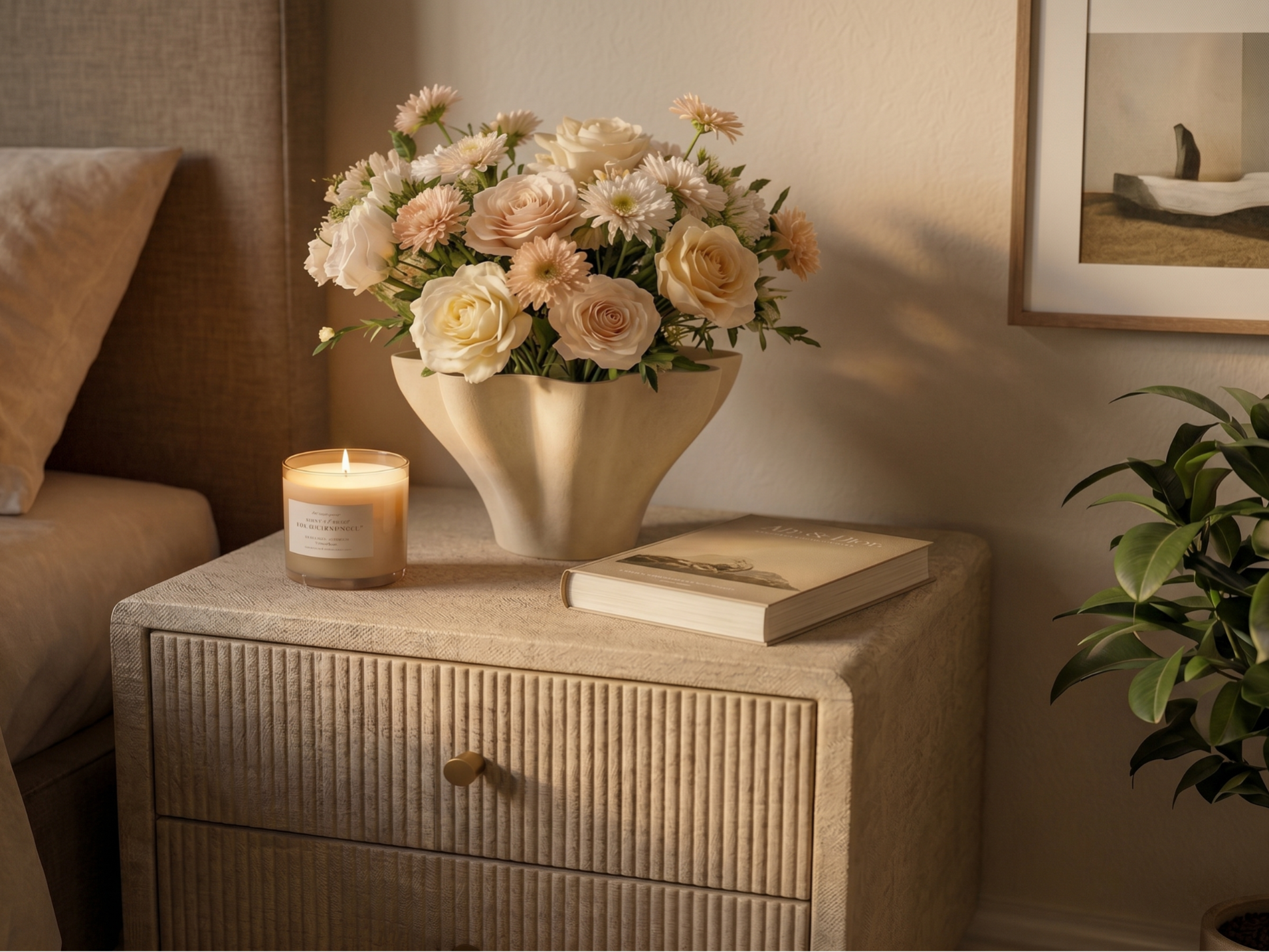 Petal Bowl — Decorative Wave Fruit Bowl & Catchall