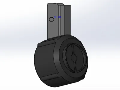 HK416 Drum Mag Prop