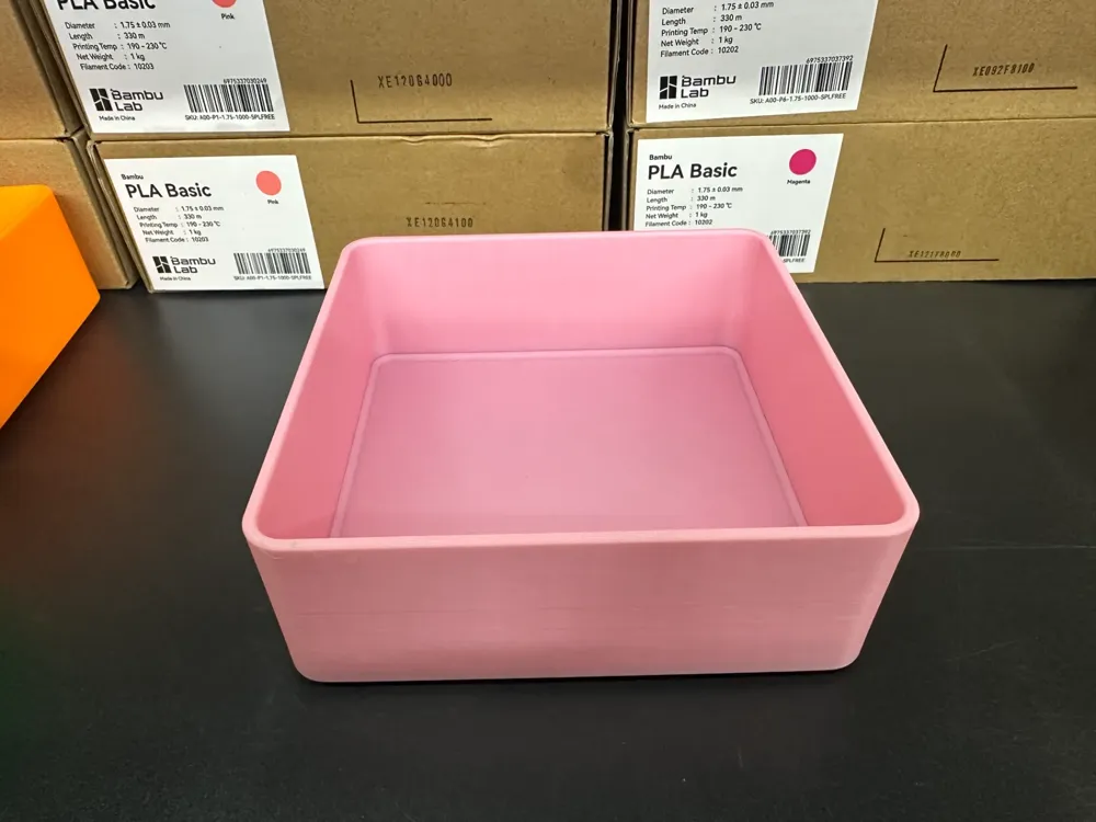 Stackable square, rectangular, circular, and hexagonal box parts by Miao Jiabo MakerWorld ...