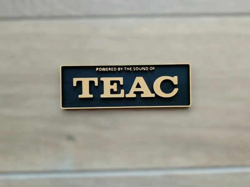 Plaque logo Teac