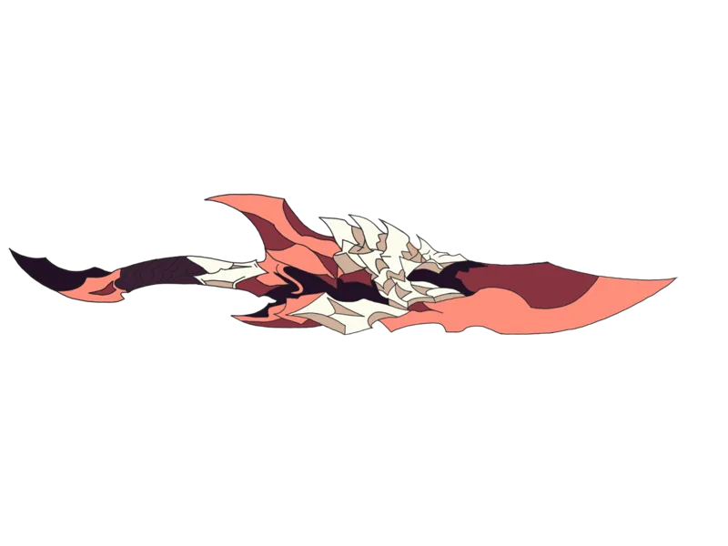 Solo Leveling Kamish dagger keychain