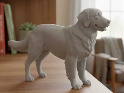 Golden retriever dog 