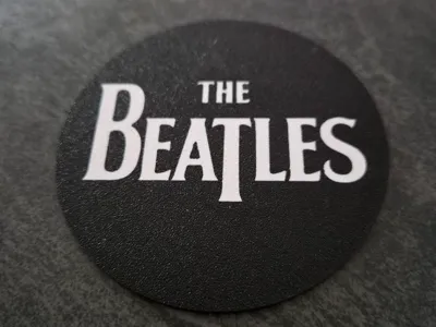 Beatles Coaster, Music Fan, Fanart, Oldies 