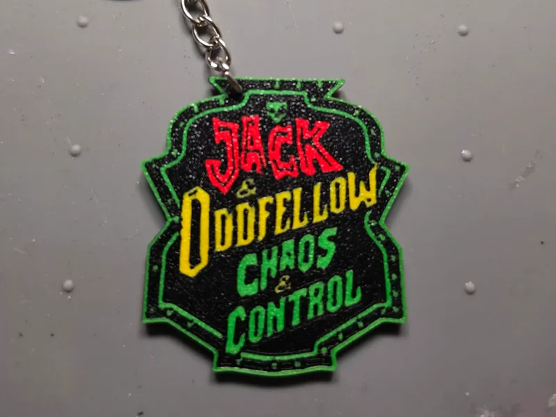 HHN 35 Jack and Oddfellow Keychain