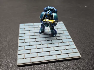 DnD Square Floor Tile Figure Diorama Base