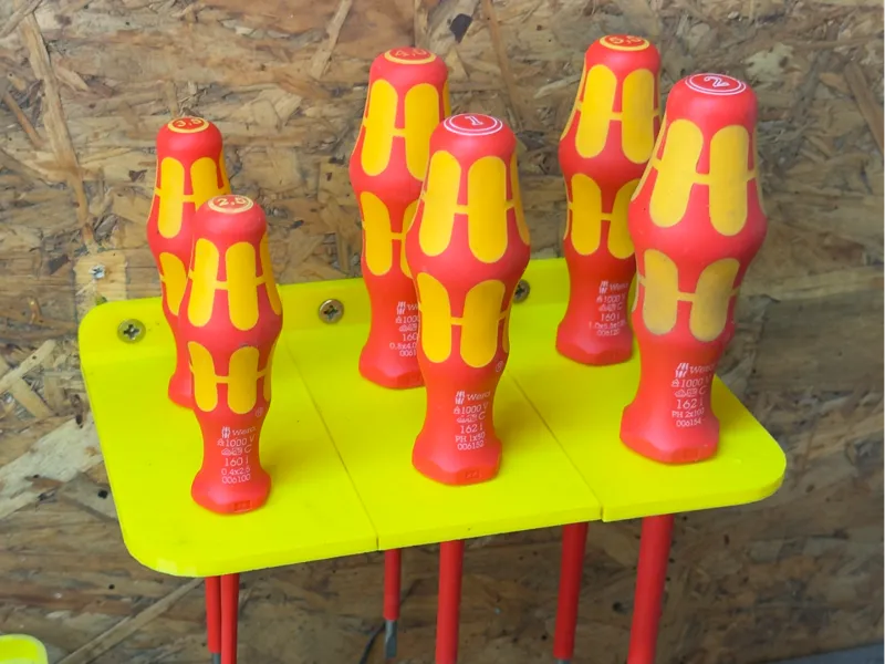 Modular Wall Screwdrivers Holder Stand