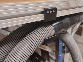 Kreg ACS table vacuum hose hanger