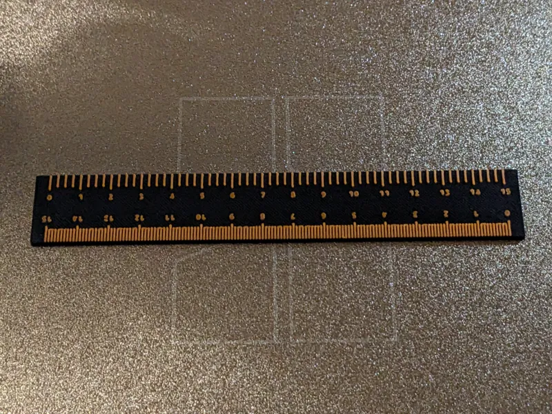 15 CM Ruler Custom Length Parametric Adjustable
