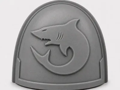 Space Sharks Shoulder Pads — Set of 10