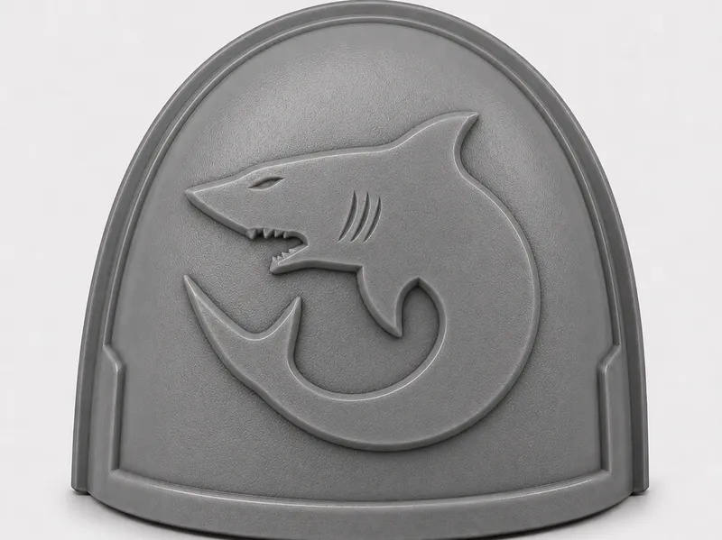 Space Sharks Shoulder Pads — Set of 10