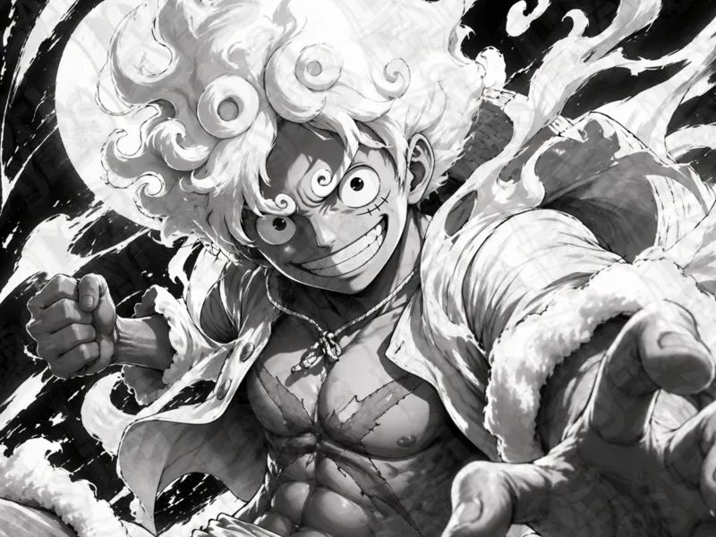 Monkey D. Luffy Gear 5 Hueforge