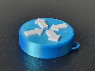 Router icon - key-chain / magnet