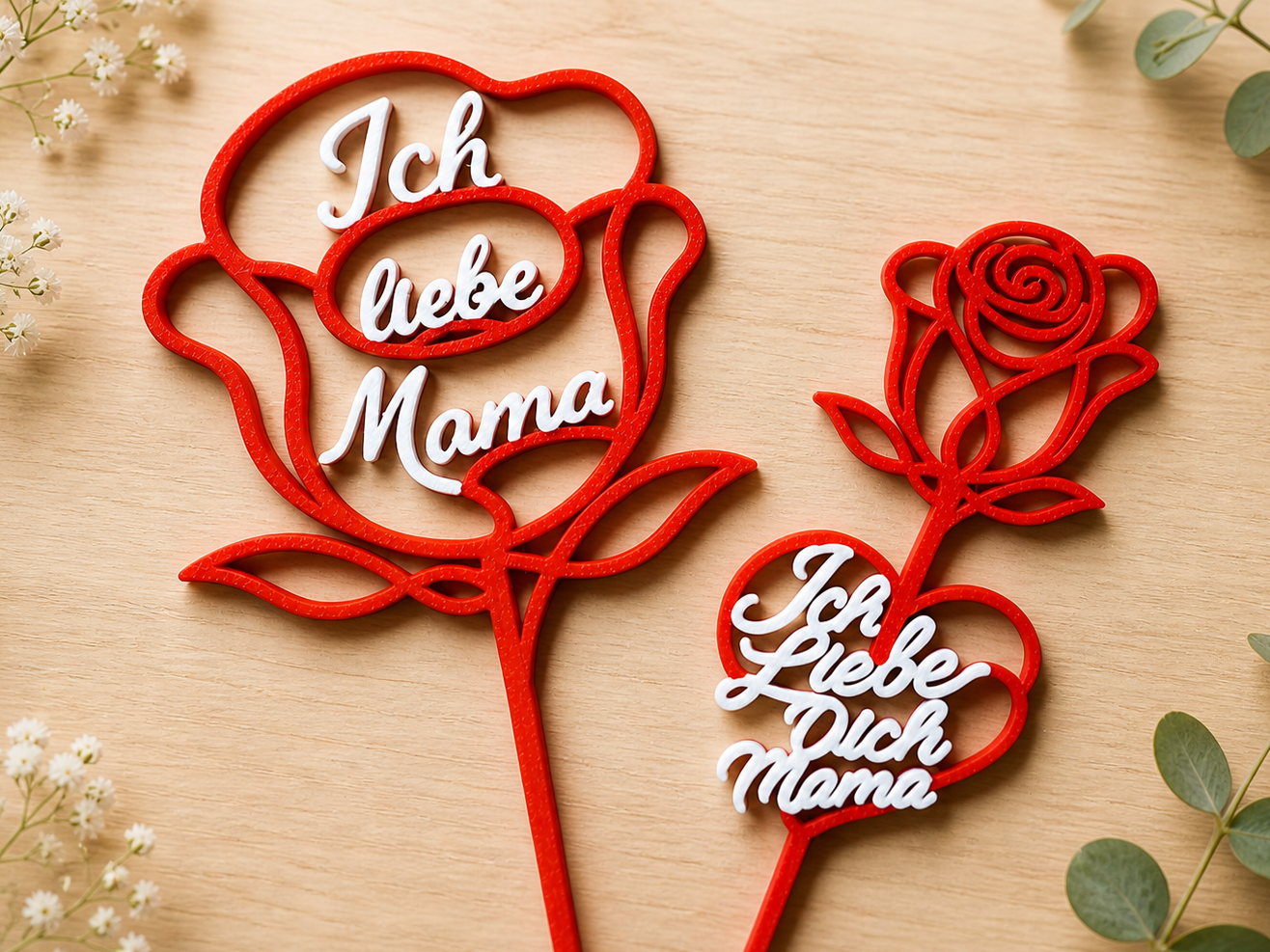 Mother’s Day Toppers – Rose 