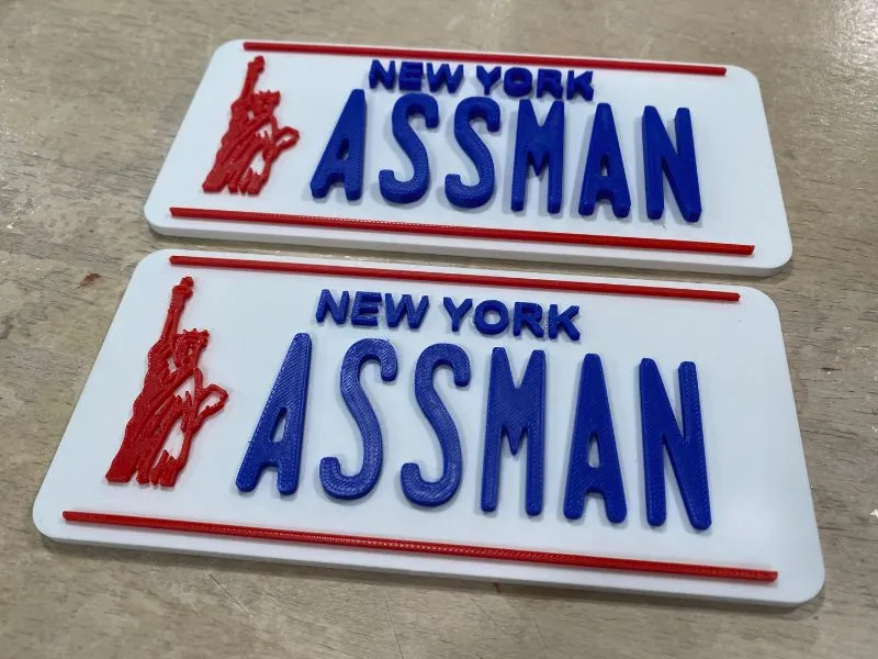 Seinfeld Cosmo Kramer Assman License Plate