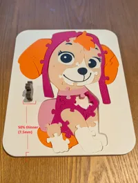 50% Thinner, 242 grams, 6.5hrs - 6 Plates, 10% Gyroid