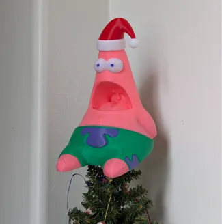 Surprised Patrick Tree Topper