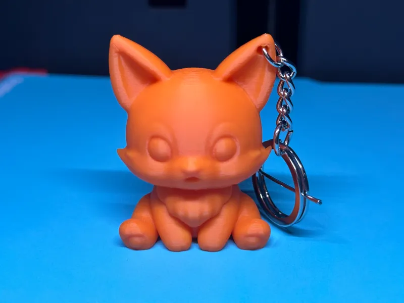 Fox keychain