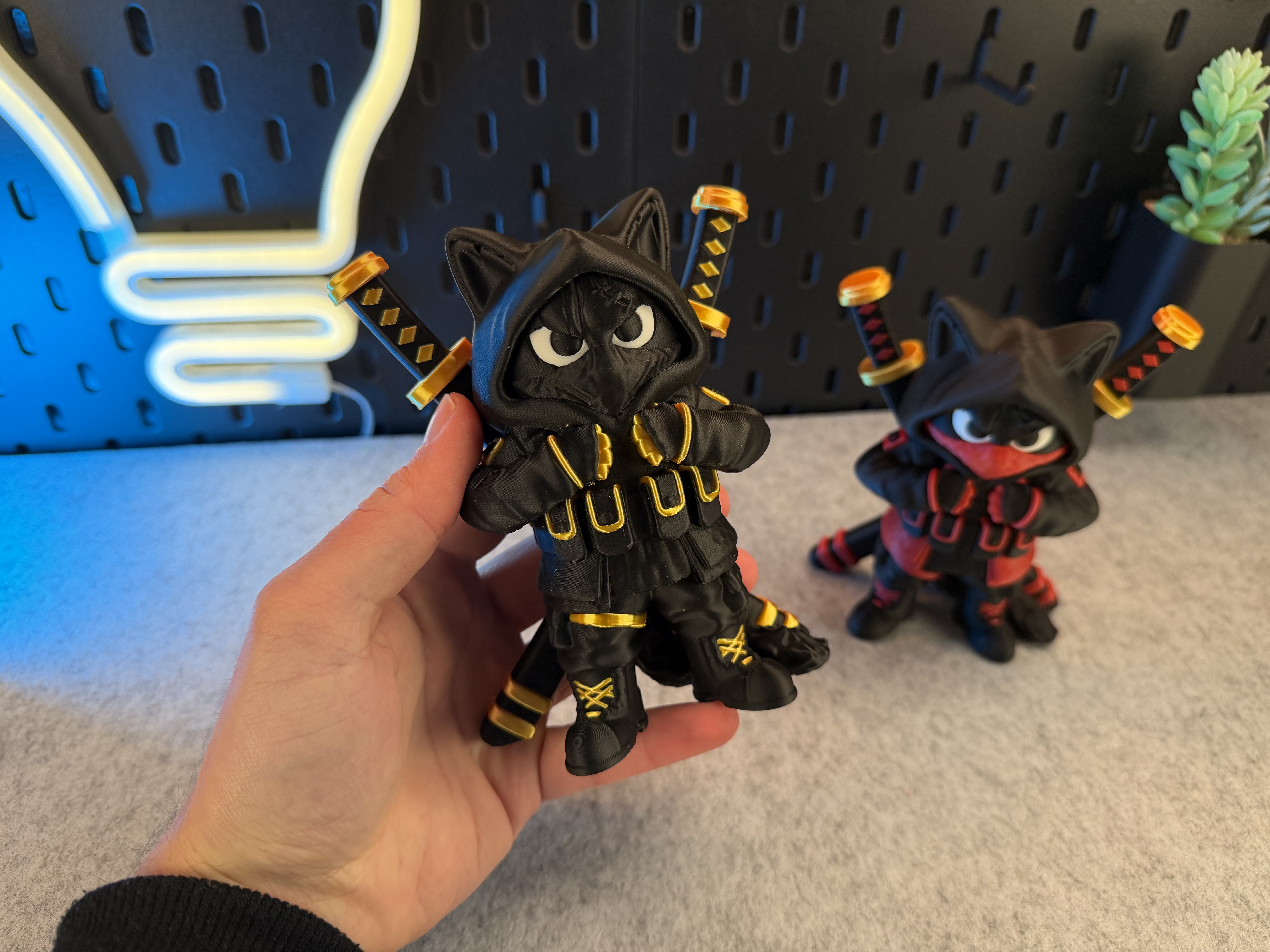 Ninja Cat - Free 3D Print Model - MakerWorld
