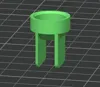 Reverse incense burner, requires separate purchase of metal base