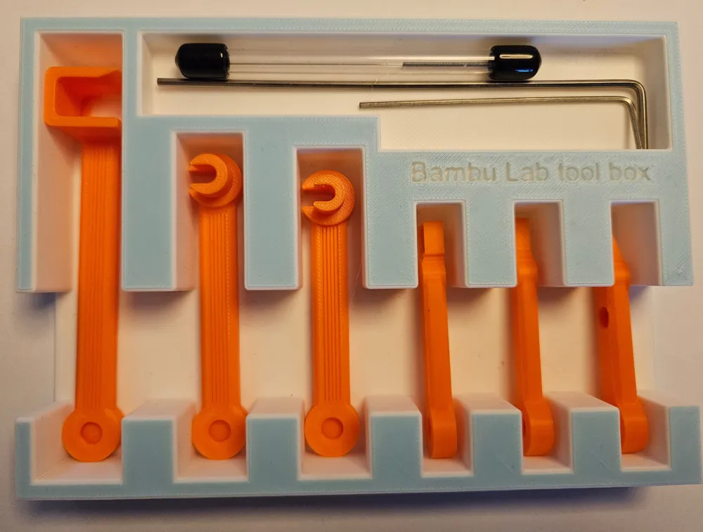 Bambu Lab Tool Organizer Box for X1C / P1S - Free 3D Print Model ...