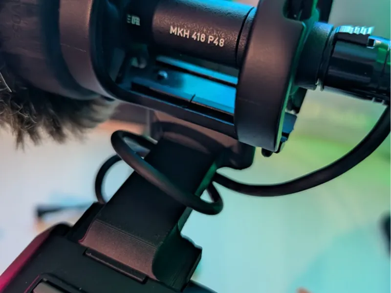 Canon C50 Auray Shotgun Mic Mount