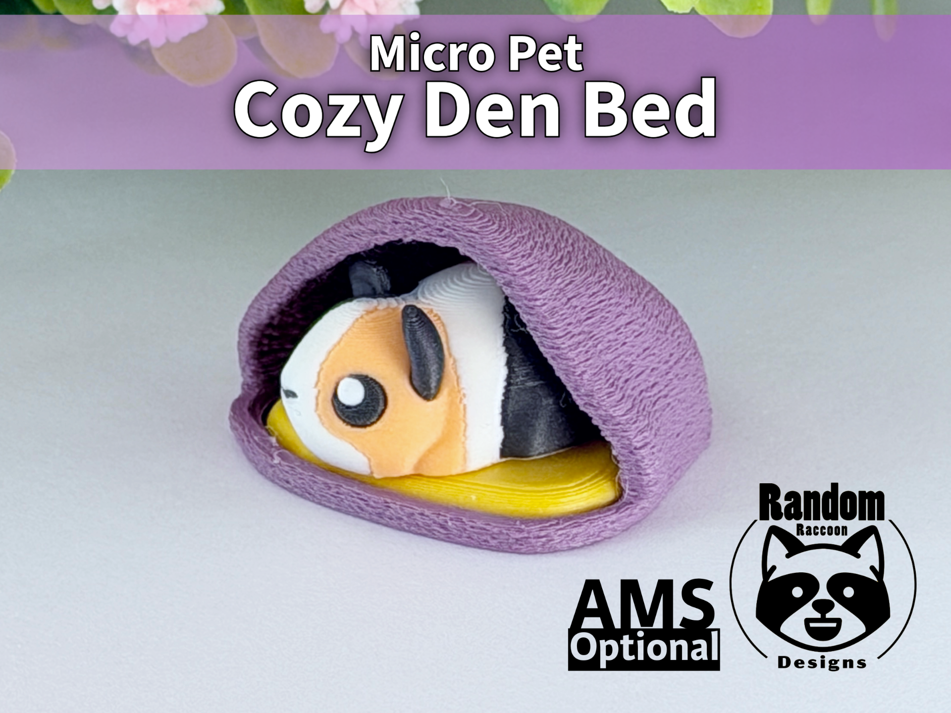 Hidey Bed (burrow/den) for Micro Guinea Pigs