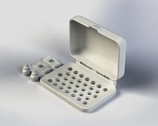 Soap dish for shower print-in-place