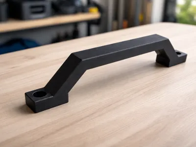 Trailer Cargo Door Handle, 8.5" OC Holes