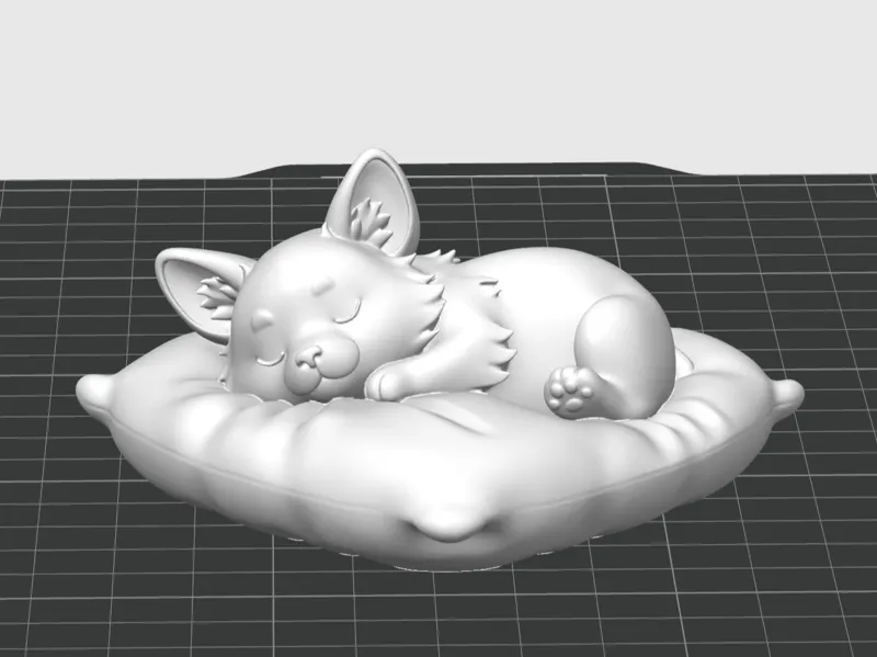 Cute Sleeping Corgi on Pillow