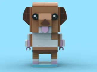 LEGOs Guinea Pig Brickheadz ( Colored Version 1)