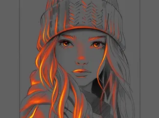 Girl on fire